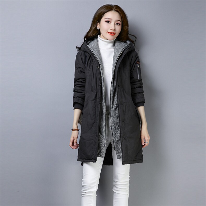 2023秋冬新款棉衣保暖加厚加棉衣外套女中长款528款,女装棉衣/棉服,秋牧寒烟