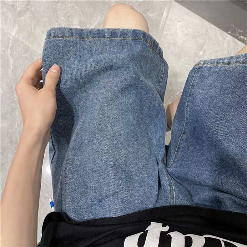 水洗牛仔裤男短裤T1642P35,男装牛仔裤,星座1116-2