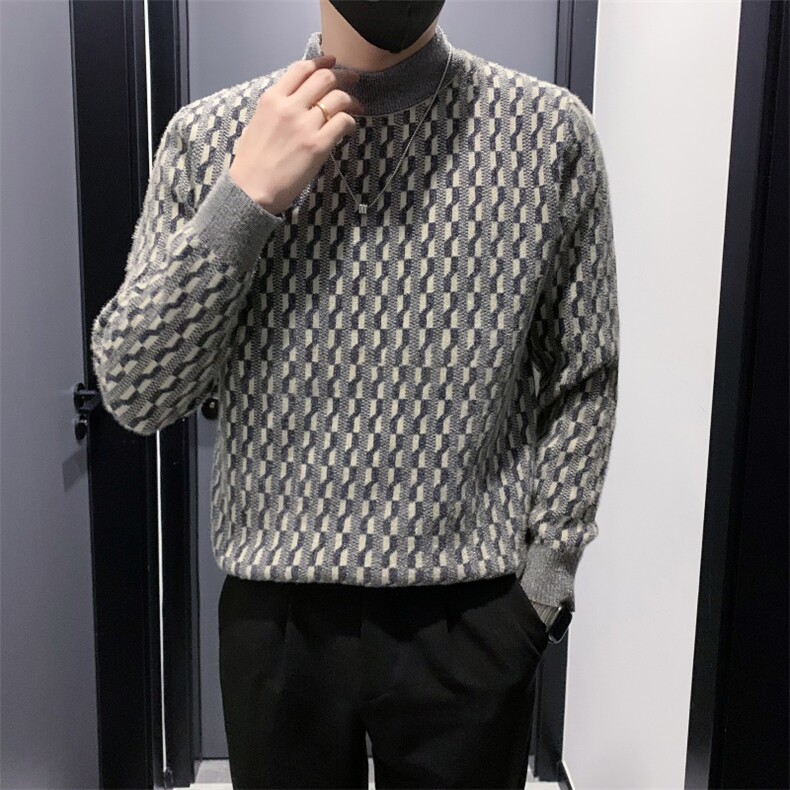B340M96249p78108无头风店主风加厚毛衣男冬款,男装针织衫/毛衣,电商B340