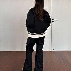 男潮流2025秋冬季新款棒球服男女加绒加厚定制潮流夹克HH121P78，男装夹克，星座1013-5
