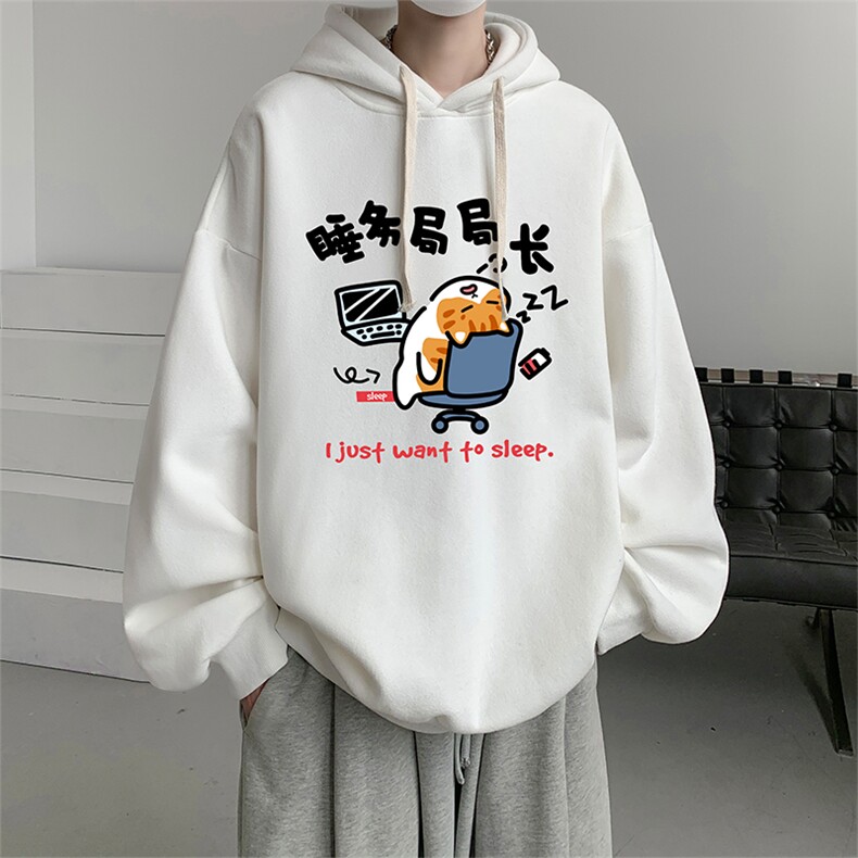 连帽卫衣男大码胖子帽衫大号运动服WY2447-P35图片