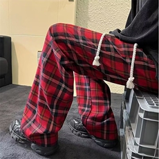 1506/QGZK0/P30新款宽松休闲裤百搭裤子夏季薄款坠感阔腿拖地长裤，男装休闲裤，星座1506