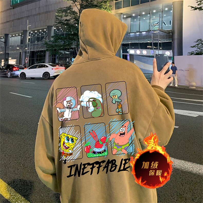 直播品质500克重磅美式做旧水洗卫衣SL1533-常规特P55加绒特P65,男装卫衣,电商A486