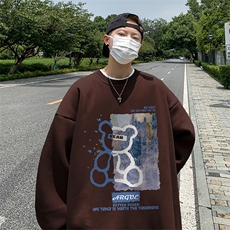 直播360克重磅美式印花卫衣Y230特P28同步供应华棉品质P38特，男装卫衣，电商A486
