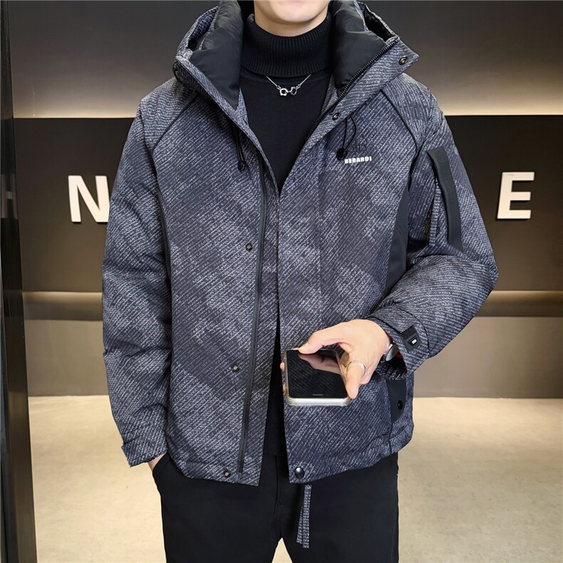 男羽绒服连帽休闲外套男冲锋衣羽绒服A329-YR8616-P225,男装夹克,电商A329