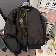 冬季新款男士棉衣外套棒球领休闲潮流男棉袄加厚保暖M0923-P100，男装棉衣，星座308B-2