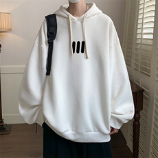 连帽卫衣男大码胖子帽衫大号运动服WY2436-P35，男装卫衣，电商A040
