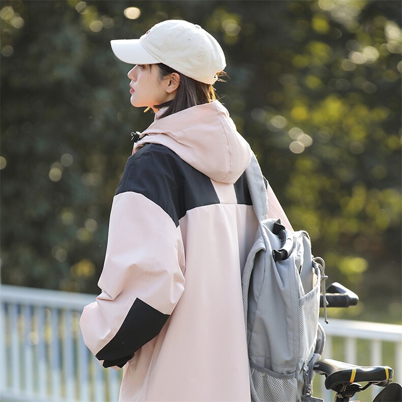 2025户外冲锋衣男女情侣款外套可脱卸帽防水防风夹克JK23657-P30,男装夹克,星座1402-1