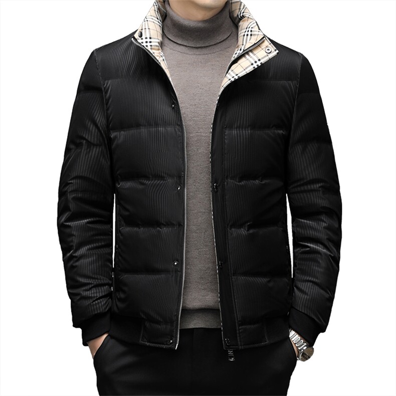 DF8818钱塘2020-2中年男士冬季厚款商务休闲简约羽绒服P245,男装羽绒服,钱塘207-2