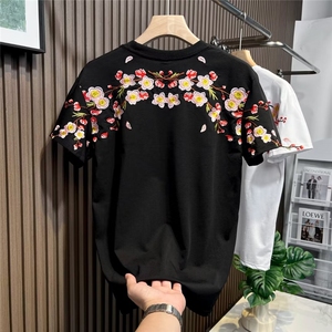 短袖t恤男潮牌新款宽松夏季半袖衣服潮牌韩版体恤ins潮打底衫图片