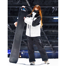 冬季防水防风加棉加厚潮滑雪衣男女连帽抽绳滑雪服外套HF57-P175，男装棉衣，电商A001