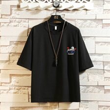 男士短袖t恤夏季2021新款潮牌一套搭配高中情侣套装DS773T，男装T恤，电商A102