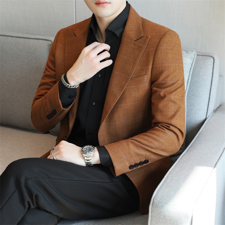 26做货-男士休闲西装修身韩版西服外套小西装上衣DX6933P165,男装西服套装,电商D216