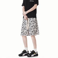 DK50001-P20短裤男女夏季新款休闲冰丝沙滩中裤宽松百搭五分裤，男装牛仔裤，电商A178