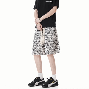 DK50001-P20短裤男女夏季新款休闲冰丝沙滩中裤宽松百搭五分裤
