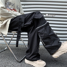 Z616秋季新款防水工装冲锋裤拉链设计感口袋长裤TY937P65控78，男装休闲裤，星座512A（原616）