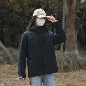 锋外套男士2026春秋季新款防风衣男生户外连帽夹克图片