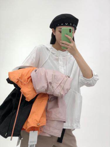 衬衣防晒套头衫，女装，娜依佳