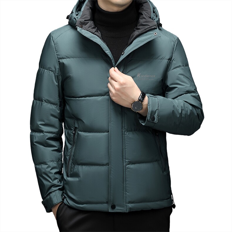 CSYR98221钱塘2020-2冬季厚款新款有帽时尚休闲中年羽绒服P225,男装羽绒服,钱塘207-2
