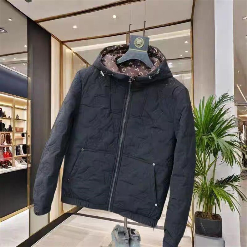 (网图)轻奢连帽棉服休闲保暖夹克棉外套潮牌棉袄313B-JK9928-P90,男装夹克,星座313B