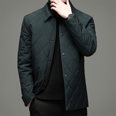2023冬季新款棉衣男宽松冬装中年男士休闲翻领棉服YYM9602-P195，男装棉衣，电商B212（原钱塘6029）