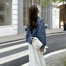 [】春季新款学院风牛仔外套2C057-8202-P160-K258，女装短外套，2C057