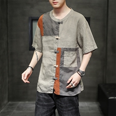 风棉麻乞丐服T19-P60，男装T恤，星座816-2（原B366-1）