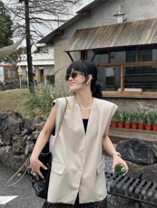 西装马甲两穿，女装西装，卡薇尔