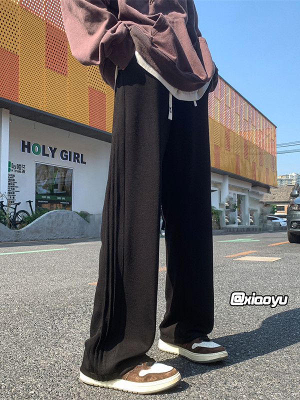 XZ616秋季新款卫裤折皱设计感休闲裤TY953M-5XLP45控58,男装休闲裤,星座512A（原616）