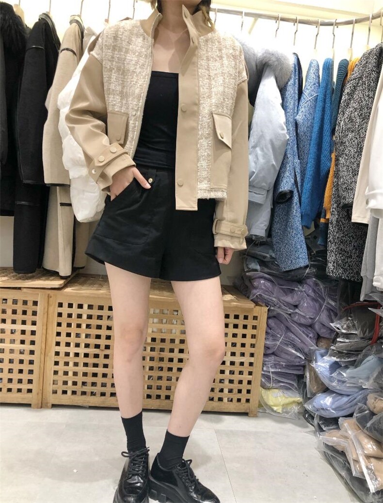 皮呢拼接加厚款，其它，TOP.1