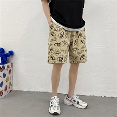 DK2001-特P19控38高转化！夏季冰丝宽松短裤男港风五分裤休闲裤，男装牛仔裤，电商B370
