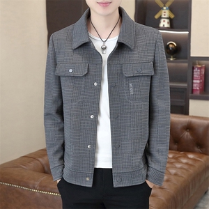 秋季高品质男式翻领夹克外套型男休闲百搭青年外套男N7903-P110