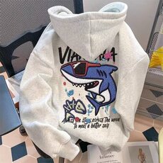 1506-1/WRW6911/P42卫衣男连帽春秋季ins港风宽松潮牌字母印花，男装卫衣，星座1506-1