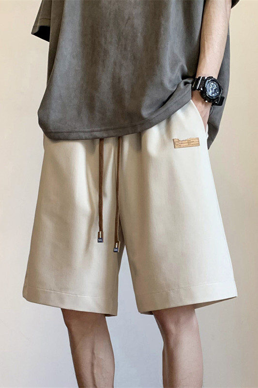 2026春夏新款速干透气贴标短裤XZ604-DK201-P35控48,男装牛仔裤,星座604