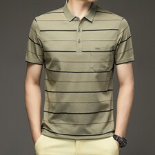 爸爸装夏装短袖t恤男宽松大码含棉中年男装上衣服夏季中老年人体，男装T恤，电商B212（原钱塘6029）