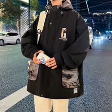 冲锋衣外套2024秋季连帽潮牌痞帅炸街夹克登山服A436-23301-P70，男装夹克，电商A436