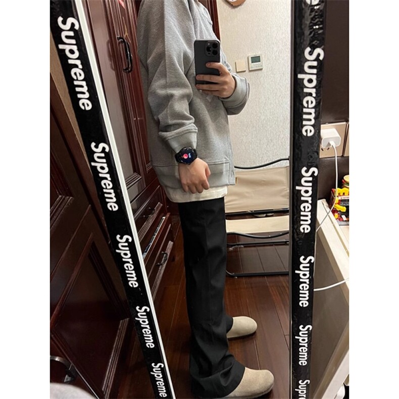 日系复古重磅华夫格开衫卫衣春秋季中性风亨利领格雷系外套男装潮,女装短外套,四季星座505