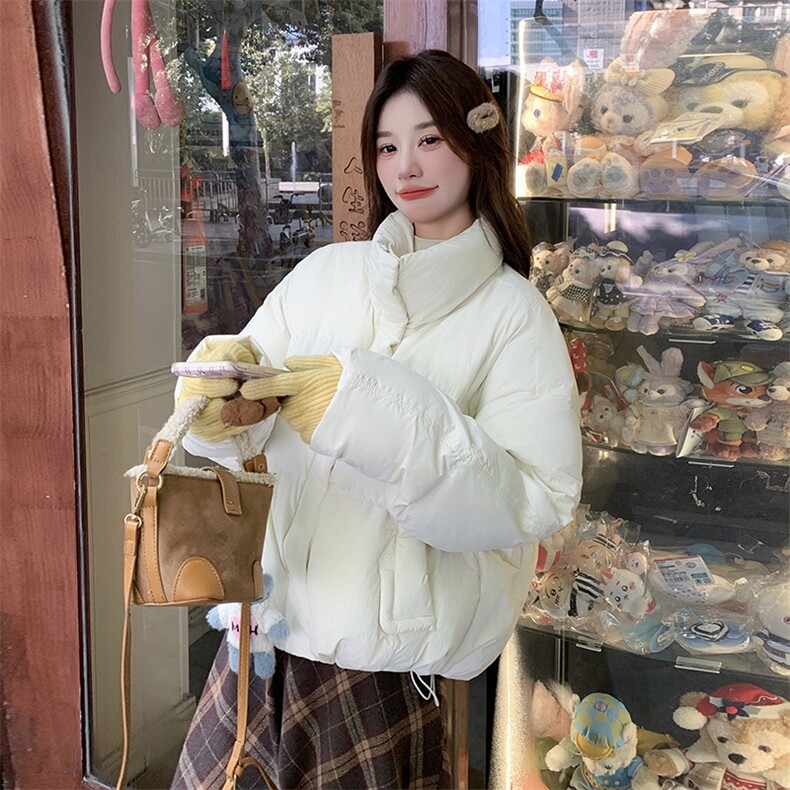 【新款现货】米白色90白鸭绒短款小个子羽绒服99818款P310K438,女装羽绒服,2C316
