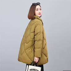 2023冬季新款时尚立领宽松羽绒服显瘦保暖外套，女装羽绒服，依恋蒂丝