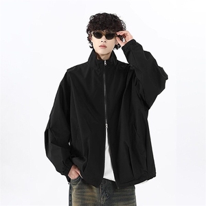 W9518-P60 网图现货 新款运动机车服立领夹克外套百搭潮图片