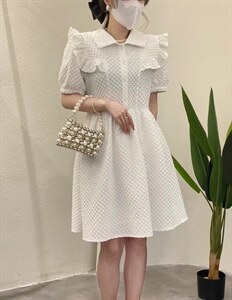 夏季新款宽松衬衫裙图片
