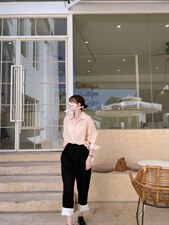 简约系衬衫，女装衬衫，驿谷