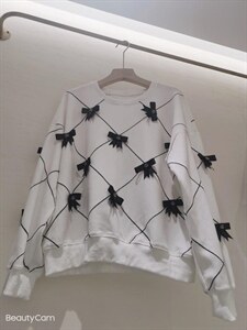 休闲蝴蝶结卫衣,女装卫衣/绒衫,柳梢青