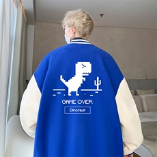 摇粒绒棒球服男大码开衫卫衣男夹克BF86315-P65，男装夹克，电商A040