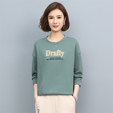 2022年秋季新款韩版休闲百搭卫衣女长袖气质减龄上衣服女打底衫棉，女装卫衣/绒衫，简韵佳