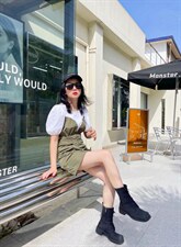 【现货】T恤拼接辣妹连衣裙，女装T恤，欧尼蒂