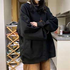 中性风！抖音直播高品质重磅卫衣男圆领卫衣女XW400-P45，男装卫衣，电商B371