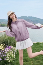 现货2025夏装新款连帽速干防晒衣，女装防晒衣，慕依路