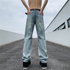 2024新款美式高街大码牛仔简约，男装牛仔裤，电商A210