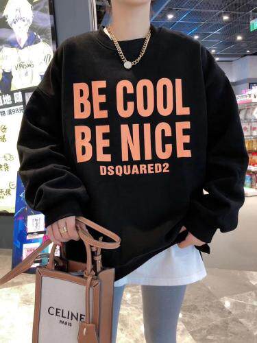 欧版字母加绒卫衣，女装卫衣/绒衫，一杭